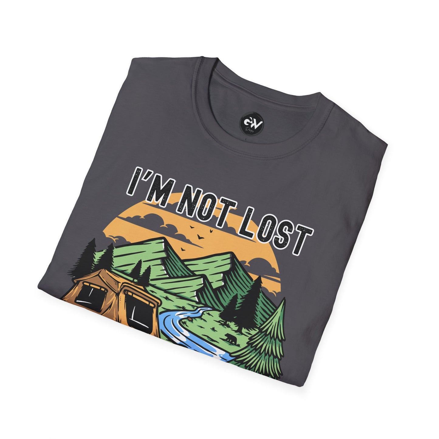 Adventure Awaits T-Shirt: "I'm Not Lost, I'm Exploring"